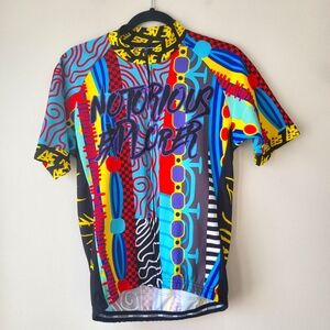 Capo colorful mens cycling bib and jersey Top L Bib XL